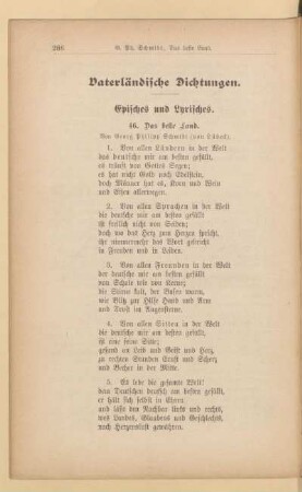 Vaterländische Dichtungen