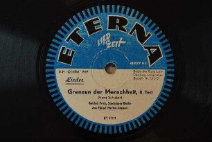 Grenzen der Menschheit : II. Teil / Franz Schubert