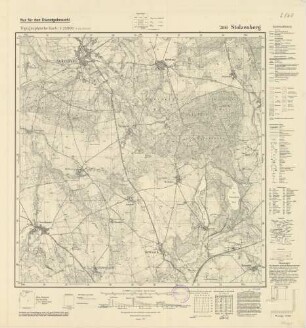 2160 (alte Nr.: 777) Stolzenberg, Topographische Karte 1:25000 (4cm - Karte)