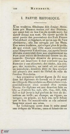 Partie historique