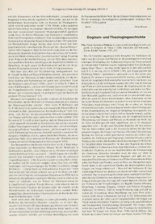 674-675 [Rezension] Pisi, Paolo, Genesis e phthorá
