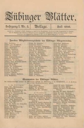 13-14 Abonnenten der Tübinger Blätter