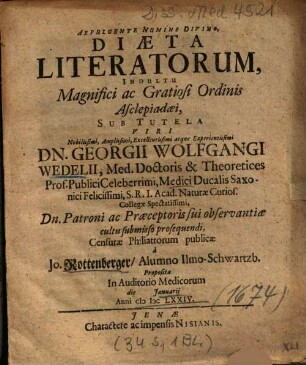 Diaeta Literatorum