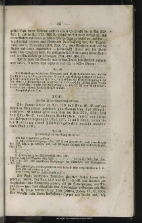 XVIII. Zu Art. 44 der Strafproceßordnung