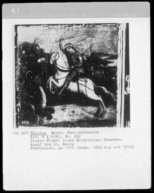 Szenen aus der Georgslegende — Georgs Kampf mit dem Drachen