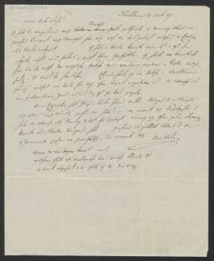 Brief an Alexander Mendelssohn : 13.10.1847