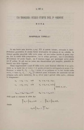 Un teorema sulle curve del 3° ordine.