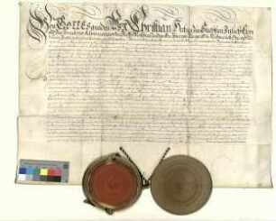 Herzog Christian I. von Sachsen-Merseburg bestätigt alle Landesprivilegien des Markgraftums Niederlausitz.