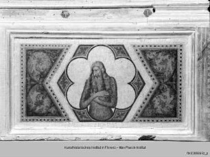 Marienkrönung mit Engeln und Heiligen : Schmerzensmann und vier Heilige : Heiliger Onuphrius