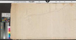 Werdohl (Werdohl) - Neuenrade (Neuenrade) projektierte Straße Längenprofil 1829 50 Ruten/50 Fuß = 1 Dezimalzoll 45 x 157 Zeichnung KSA Nr. 368