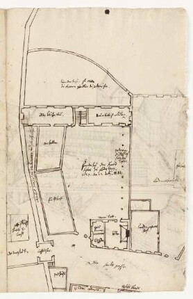 Felsberg, Renthof, Lageplan und Grundriss