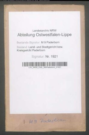 Erblasser: Lohoff, gen. Erse, Johann; Erblasser: null: