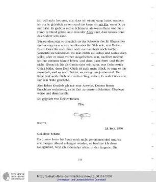 Brief 75, 23.09.1890