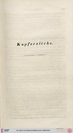 Verzeichnisse von Kupferstichen