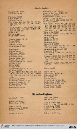 Künstler-Register