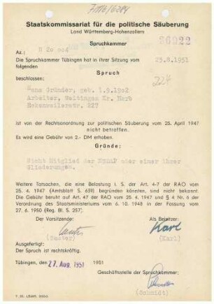 Gründer, Hans