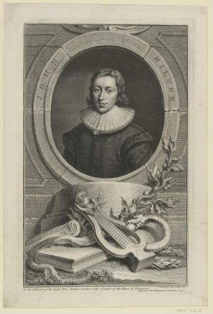 Bildnis des John Milton