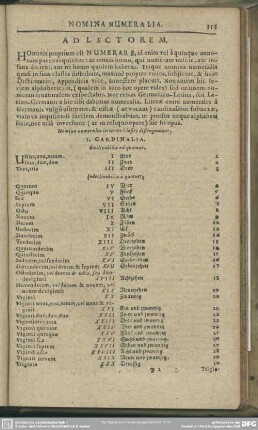 Nomina Numeralia
