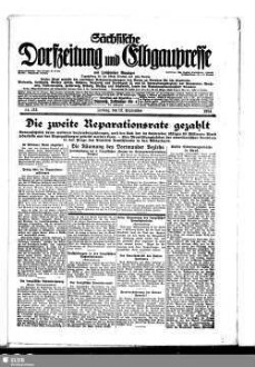 Sächsische Dorfzeitung und Elbgaupresse : mit Loschwitzer Anzeiger ; Tageszeitung für das östliche Dresden u. seine Vororte