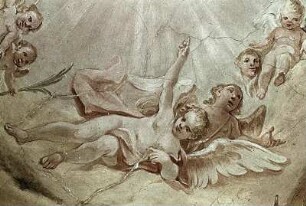 Putti und Engel, das Auge Gottes umkreisend