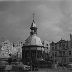 Wismar. Die Wasserkunst am Markt