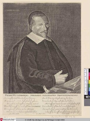 Petrus Wittewrongel theologus ecclesiastes Amstelredamensis