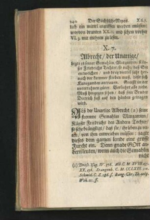 7. Albrecht/ der Unartige.