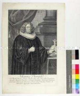 Porträt des Theologen und Leipziger Superintendenten Johann Dornfeld