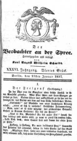 4. Stueck, 23. Januar 1837
