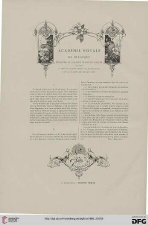12: Académie Royale de Belgique, [1] : exposition de tableaux de maîtres anciens