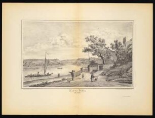 Nach dem Dörfchen, Lithographie, vor 1825 : Nach dem Dörfchen. Vor 1825. - Nr. 30