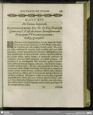 Caput XVI. De Corona Imperiali