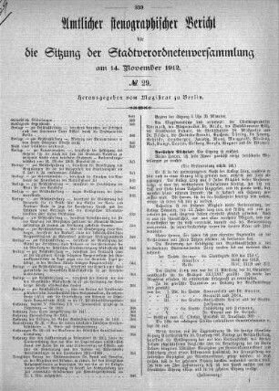 No. 29, 14. November 1912