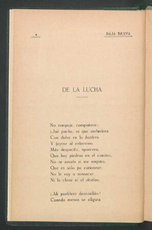De la lucha