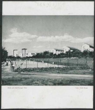 Blick aufs Mühlburger Feld