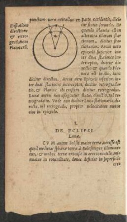 I. De Eclipsi Lunae.
