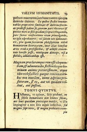 Tomus Quintus.