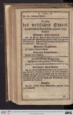 Die Folge des weltlichen States