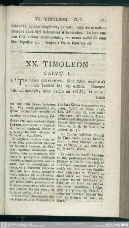 XX. Timoleon