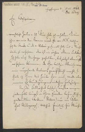 Brief an Friedrich Wilhelm Jähns : 02.07.1863