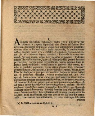 Academiae Georgiae Augustae Prorector cum Senatu insignem pie defunctorum beatitatem, quam quod ad animam, ante gloriosum corporis in vitam reditum, consequuntur, civibus suis in memoriam reducit, eosque ad festos paschatis dies relig. animo concelebrandos ... cohortatur