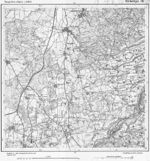 786 Oberwarngau Topographische Karte von Bayern 1:25.000 [Positionsblätter]