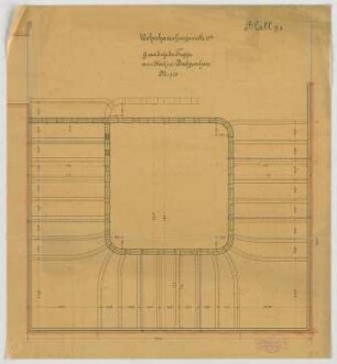 Thiersch, Friedrich von; München, Georgenstr. 16; Haus Thiersch - Treppe 1. OG zum DG (Grundriss)