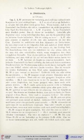 2. Desiderata