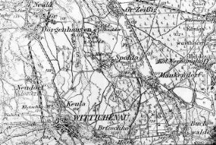 Wittichenau-Maukendorf. Reichskarte, 1:100.000, Einheitsblatt Nr. 89, 1922