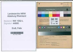 Entnazifizierung Felix Von Endt , geb. 05.03.1901 (Rechtsanwalt)