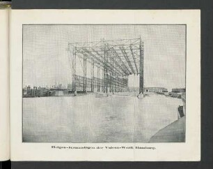 Helgen-Krananlagen der Vulcan-Werft Hamburg.