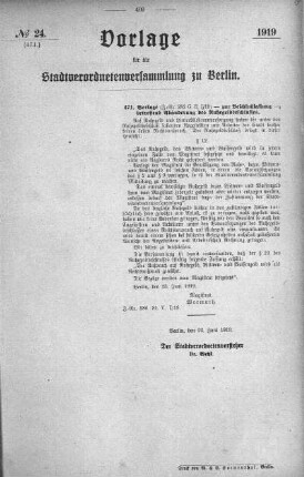 No. 24 (471), 23. Juni 1919
