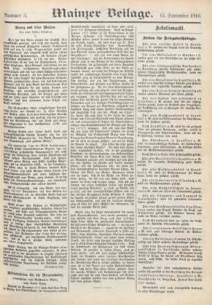 1916: Hessische Lazarett-Zeitung