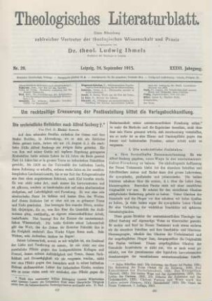 457-467 Die urchristliche Heilslehre nach Alfred Seeberg